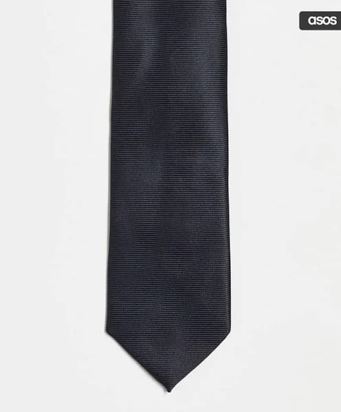 Black Silk Tie